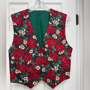 Holiday Red and Green Vest